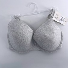 Warners Elements of Bliss Underwire T-Shirt Bra Heather Gray 32DD WRW253PU02 NWT