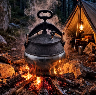 #ad Premium 10L Pressure Cooker Kazan – Heavy Duty Outdoor Camping Hunting Food Meat $191.25