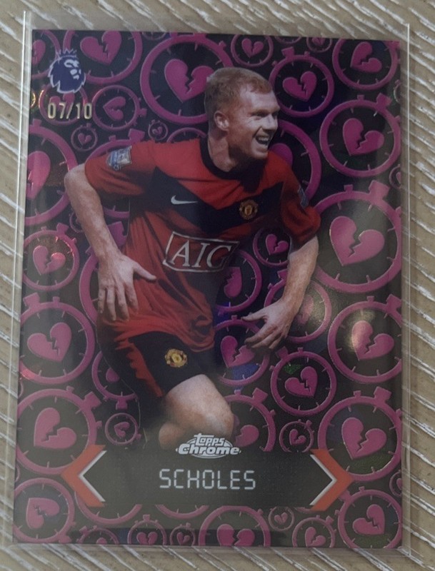 2026 Topps Paul Scholes Black /10 Heartbreakers Manchester United