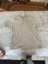 Warner Bros. Tasmanian Devil Embroidered Gray Polo Shirt Men's S Cotton