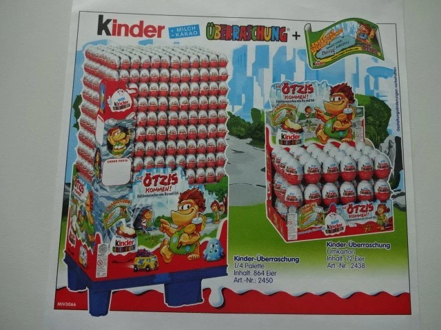 Ferrero Werbeartikel 2003 " Neue Serie " Die Ötzis kommen ! - Art-Nr.2438 - Bild 1 von 1