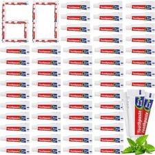 60 Pcs Mini Toothpaste Bulk 0.18oz Regular Clean Mint Toothpaste Target Bad...