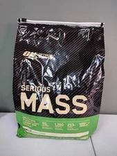 Optimum Nutrition Serious Mass Gainer Protein Powder Vanilla 12lb. Exp 09/2026