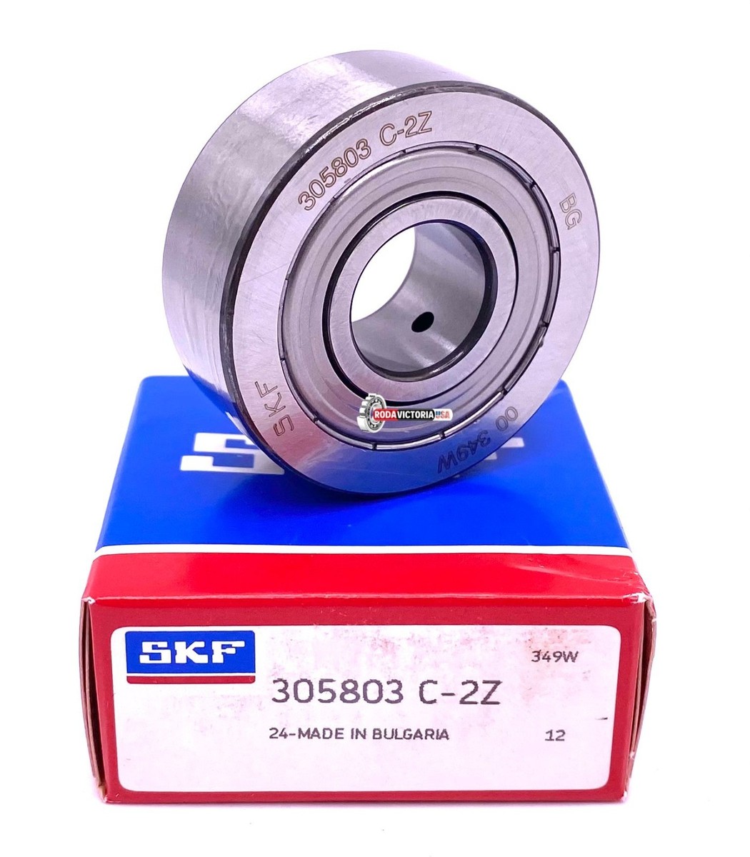 SKF 305803 C ZZ Track Roller Bearing 17x47x17.5 mm | eBay