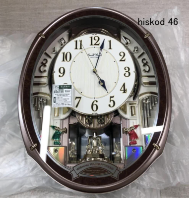 Rhythm Small World Aldi Analog Wall Clock Karakuri Gimmick Radio