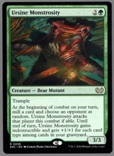 Ursine Monstrosity 0036 Non Foil Rare Duskmourn MTG Near Mint