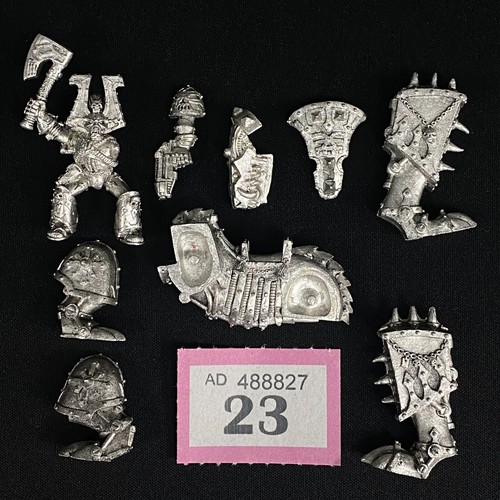 CHAOS LORD ON JUGGERNAUT KHORNE SPACE MARINES WARHAMMER 40,000 40K METAL - 第 1/2 張圖片