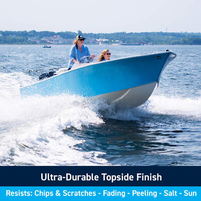 TotalBoat Wet Edge Marine Topside Paint Aqua Mist, 1 Quart, for