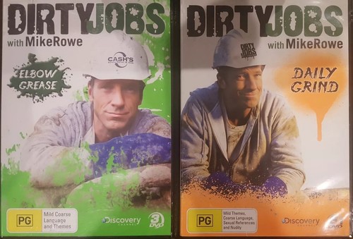 DIRTY JOBS WITH MIKE ROWE DVD ELBOW GREASE DAILY GRIND SEASON 3 COLLECTION 1 & 2 - 第 1/3 張圖片