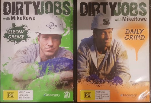 DIRTY JOBS WITH MIKE ROWE DVD ELBOW GREASE DAILY GRIND SEASON 3 COLLECTION 1 & 2 - Picture 1 of 3