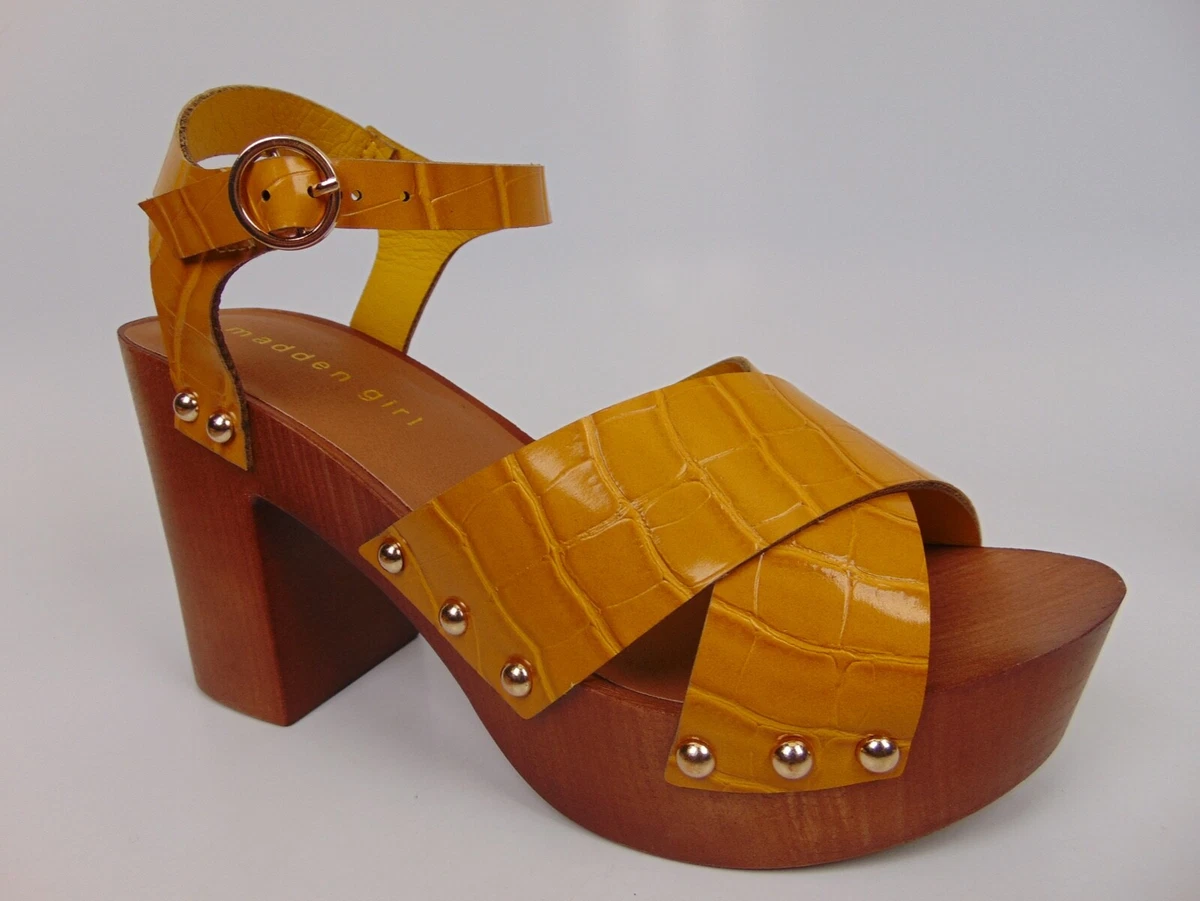 Madden girl wooden best sale heels