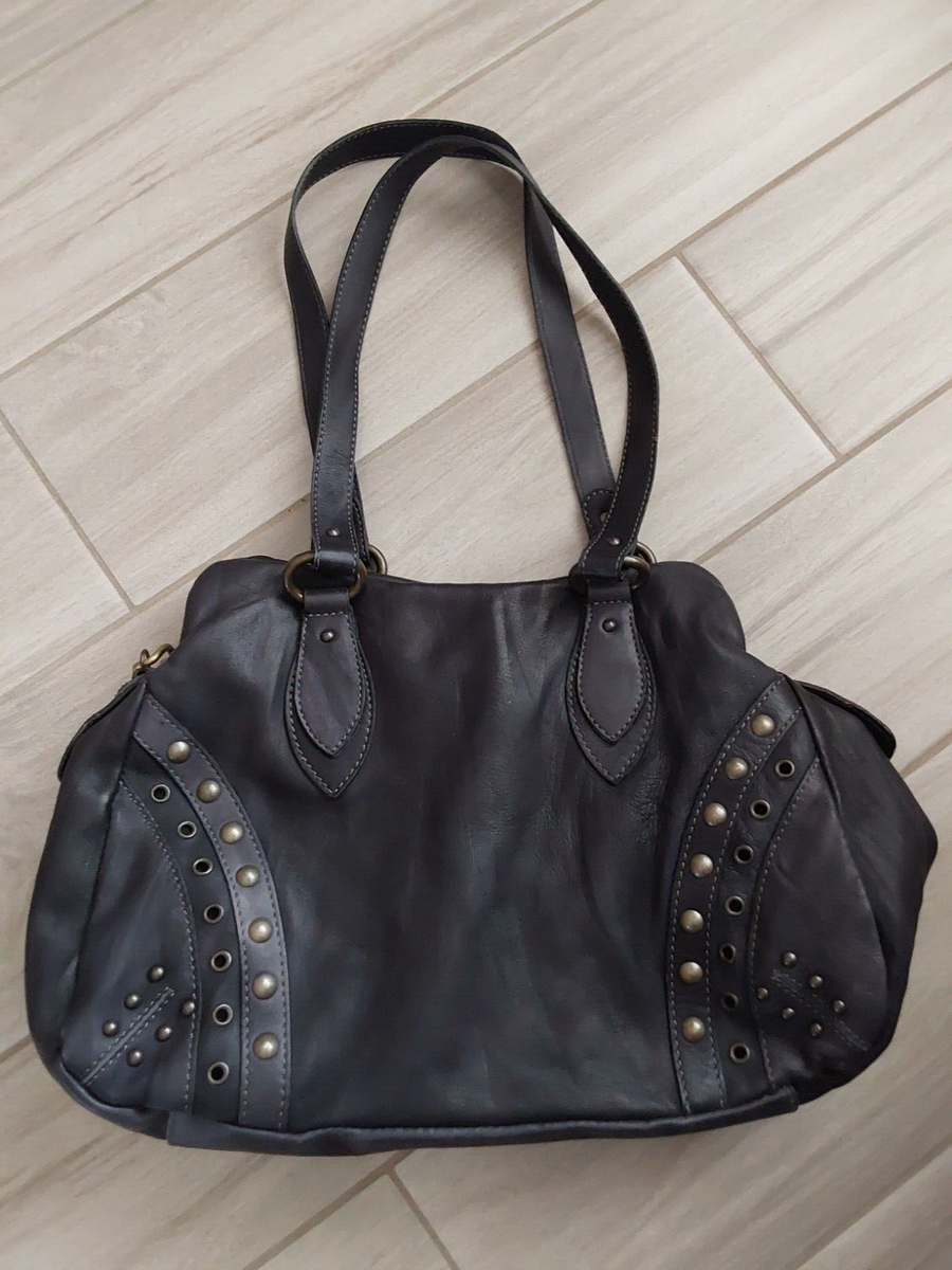 Renato Minelli Black Leather Italian Shoulder Handbag. Size Renato Minelli Black Leather Italian Shoulder Handbag. Size