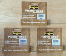 RUSTINS PLASTIC WOOD FILLER FOR CRACKS AND HOLES INTERIOR AND EXTERIOR - 20g