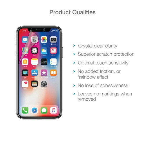Protector de pantalla para Apple iPhone X / XS (edición ultra resistente, sin cristal) | Magicsc - Imagen 2 de 5