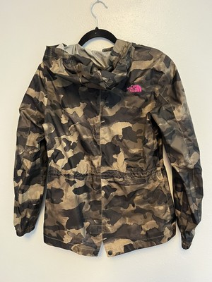 north face women's camo rain jacket