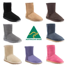 Classic Aussie Made Shearling Mid Boots: Comfort Me, Australian Merino Sheepskin