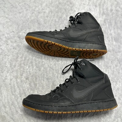 Nike Son Of Force Mid Winter Sneaker Shoes Black Mens Size
