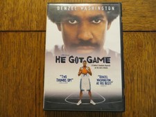 He Got Game - Denzel Washington, Milla Jovovich - 1998 Touchstone DVD GOOD!!!