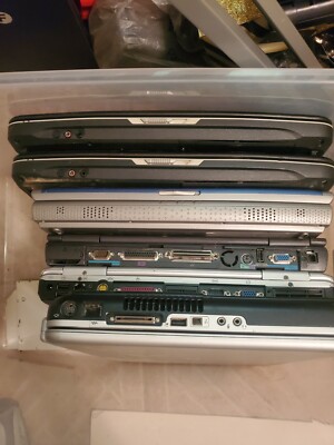 Lot Of 6 Laptop Computers  (As Is) Parts Only Or Repair.  No HDDs