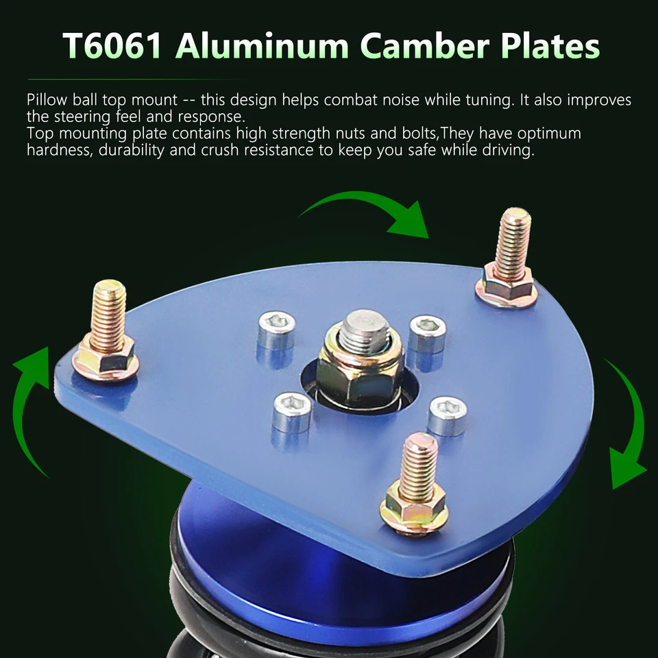 Coilovers For 2004-2006 Scion XB US model Suspension Adj Height Shocks Absorbers Foto 3 de 4