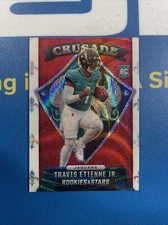 2021 Panini Rookies & Stars Travis Etienne Jr. RC Red Wave Prizm Crusade #CR-29