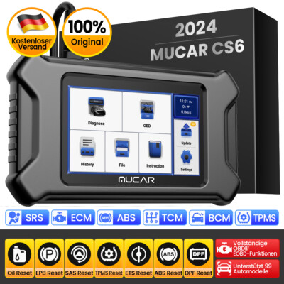 MUCAR CS6 OBD2 Diagnosegerät ABS SRS 6 System Codeleser EOBD Autodiagnose Tool