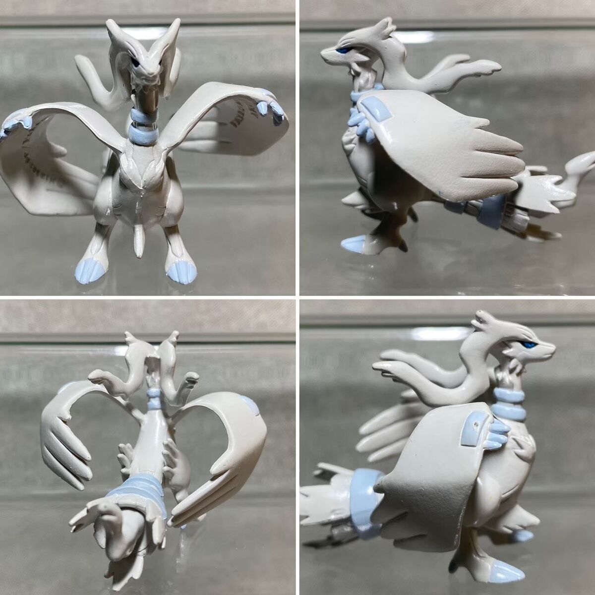 BANDAI Pokemon Assembly model Reshiram Zekrom Kyurem action figure In shelf  Brand new genuine Holiday gifts