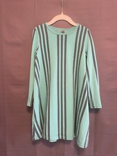 Tea Collection Teal & Blue Stripe Trapeze Dress Size 7