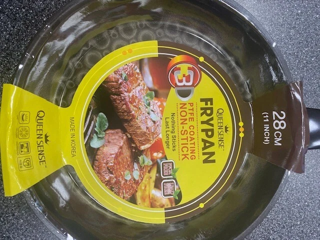 Frypans QUEENSENSE- PTFE Coating Non Stick Made in Korea #28 - 11 in