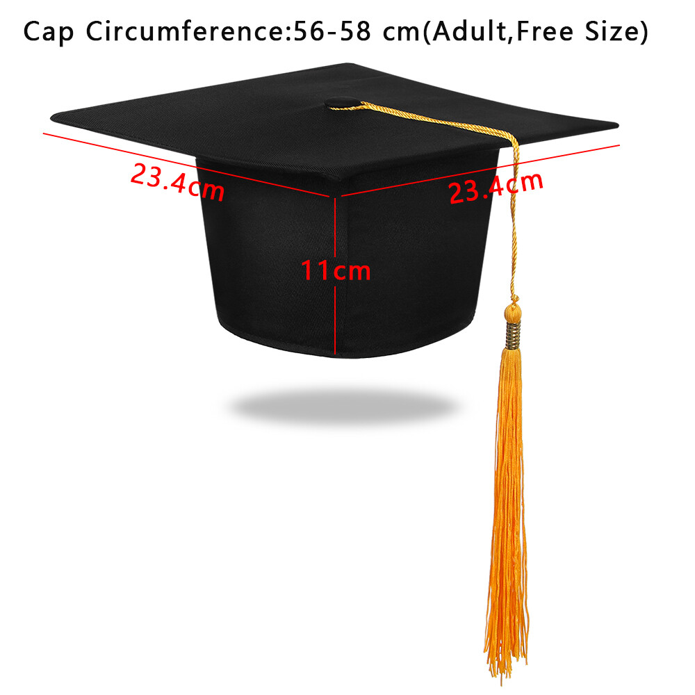 Graduation Adult Mortarboard Cap/Hat-gown accessory-Virtual 
