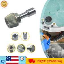 1.5'' Tub Drain Extractor with 1/2'' Socket Bathtub Remover Colourful Galvanized