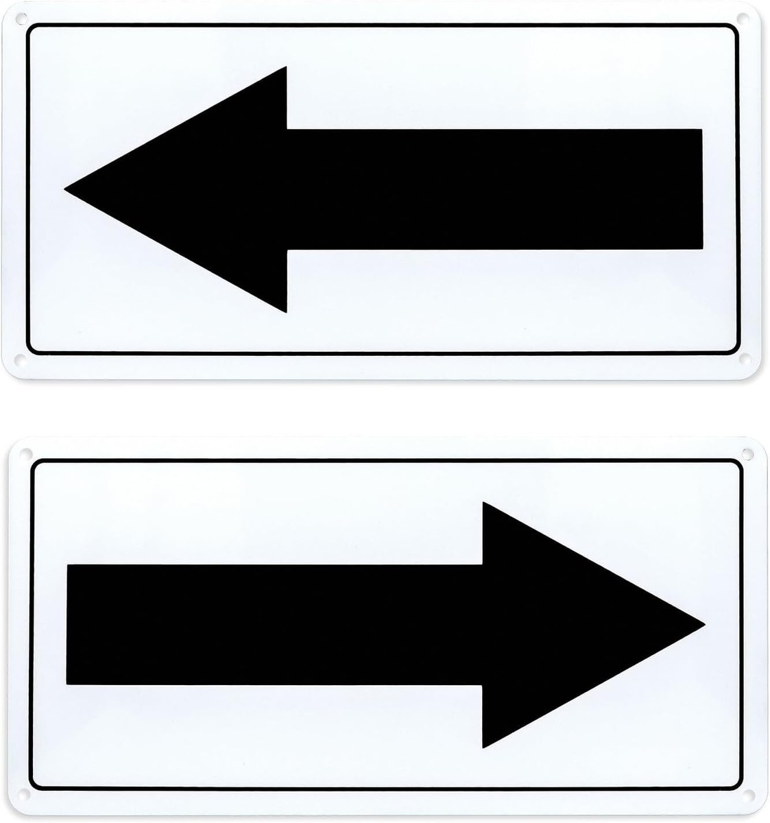 Black Arrow Sign Aluminum 10 x 5 Inch Heavy Duty Metal Waterproof | eBay