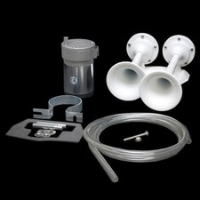 Afi Dual Trumpet Mini Deck Air Horn Compressor 12 Volt Marine Boat