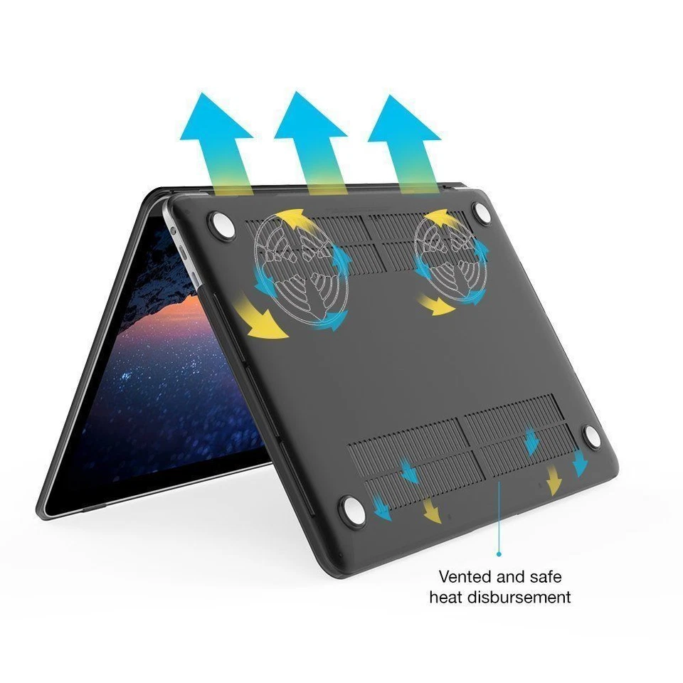 Estuche rígido mate + Recubrimiento de teclado + Película LCD para Macbook Pro 13" 13,3" 2016-2024 Foto 4 de 4