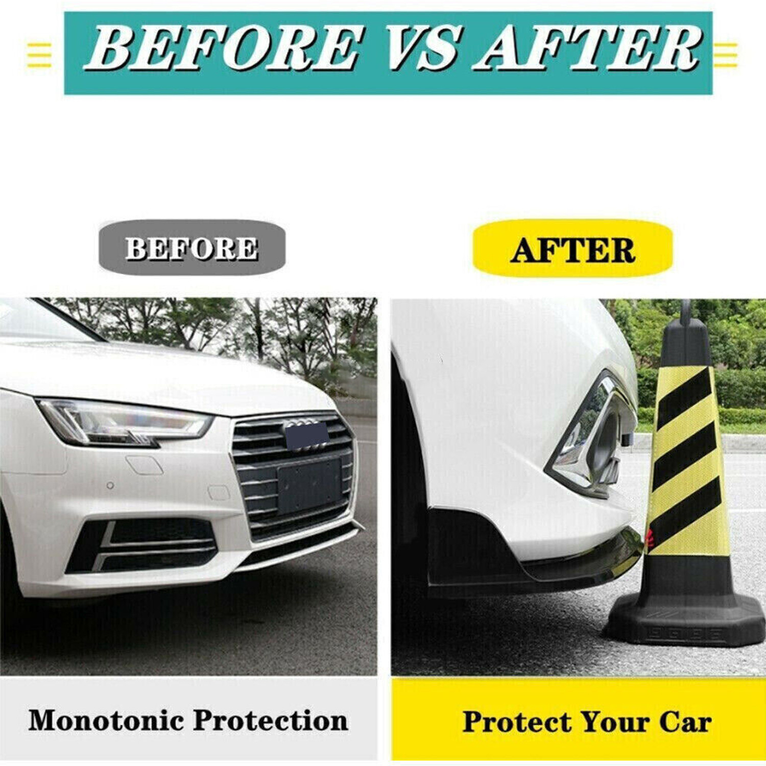 Glossy Black Front Bumper Chin Lip Spoiler Body Kit For Acura MDX SUV Polyuret