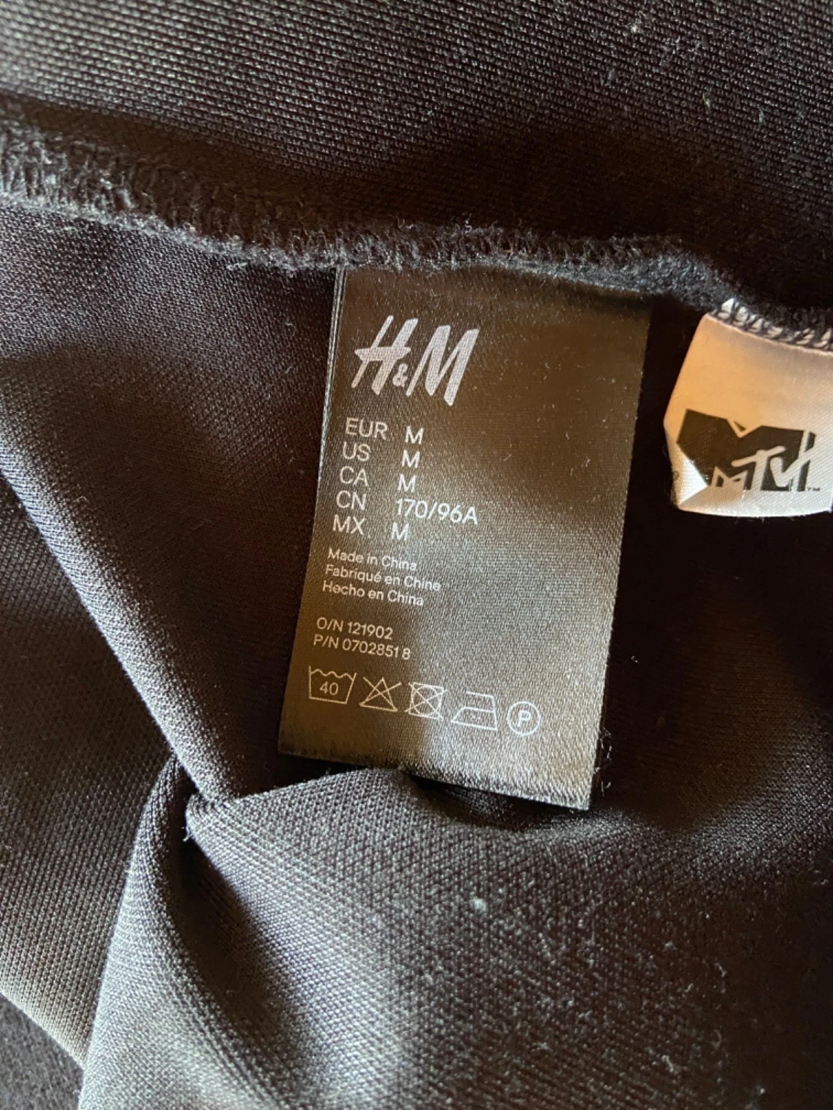 Moschino H&M HM Maglione Camicia MTV Felpa Vestito Tg M XL Unisex