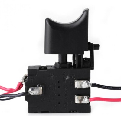 Electric Drill Dustproof Speed Control Push Button Trigger Switch DC 7.2-24V