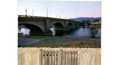 Vintage Postcard 4x6- London Bridge, Lake Havasu City, AZ.