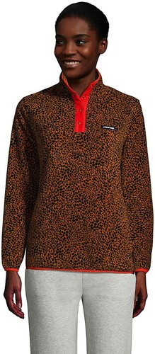 Heritage Fleece Snap Neck Pullover Top 