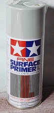 Tamiya Paints 865-87064  Surface Primer Spray Light Gray - 6-1/12oz Model Trains