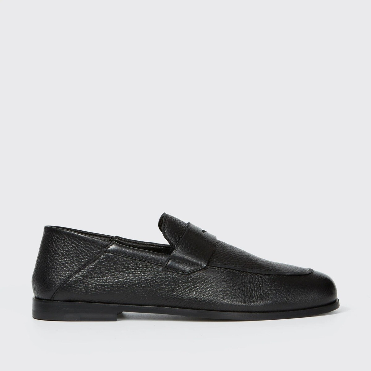 Harrys Of London Wilson II Black Deerskin Loafer  11.5 US Penny $750 Harrys Of London Wilson II Black Deerskin Loafer 11.5 US  main image 2
