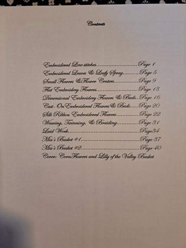 Stitch Something Beautiful 2009 Karen Phillips-Shwallon Ribbon Embroidery Book - Imagen 5 de 6