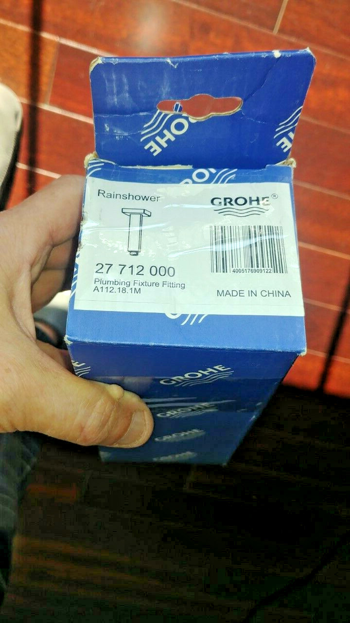 GROHE 27712000 Chrome Ceiling Shower Arm for Rainshower