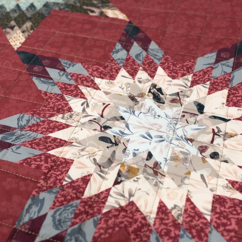Donna Sharp Southern Star 3 -Pc Queen Quilt Set Boho Floral Country Cottage New - Picture 6 of 6