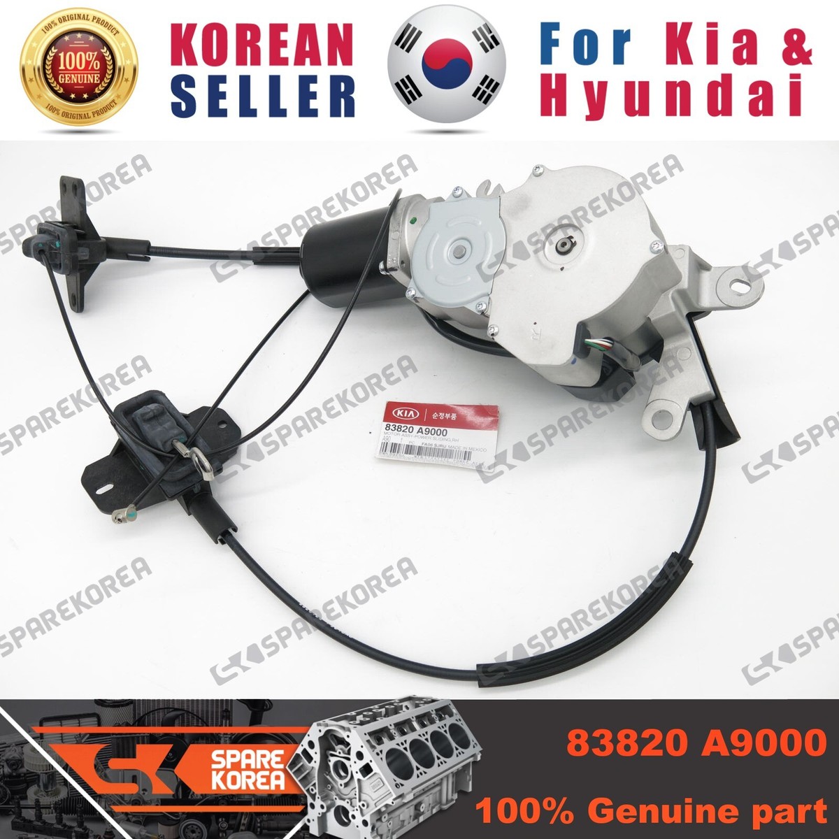 Genuine/OEM 83820A9000 DOOR ASSY-POWER SLIDING,RH for Kia Carnival