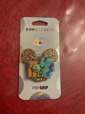 Mickey Mouse Monsters Inc. Mike And SuIly Inspired Pop Socket/Phone Holder Grip