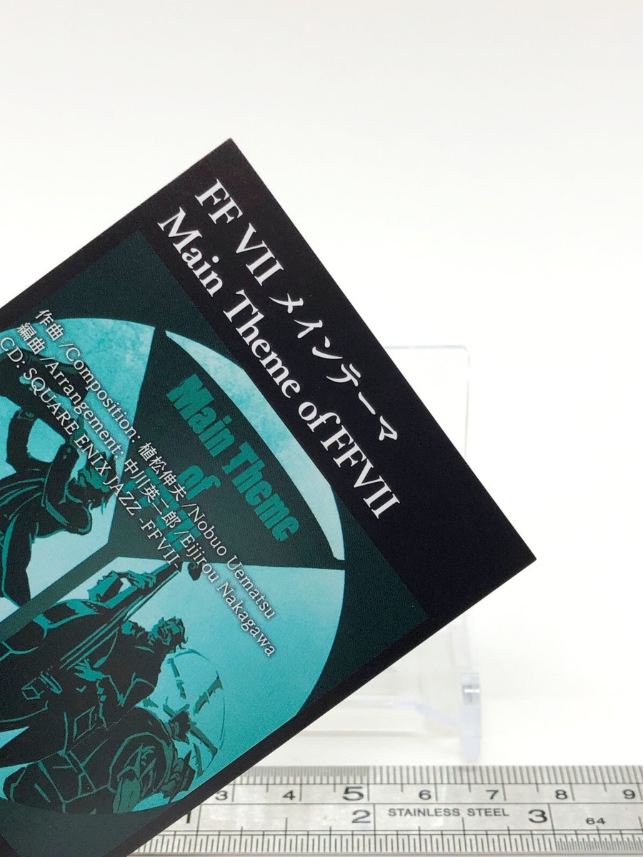 Final Fantasy VII Remake Characer Design Card TCG Japanese Square