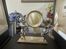 Vintage International Silver No 1 Angel Napkin Band /Ring W Box Set Of 8 Look