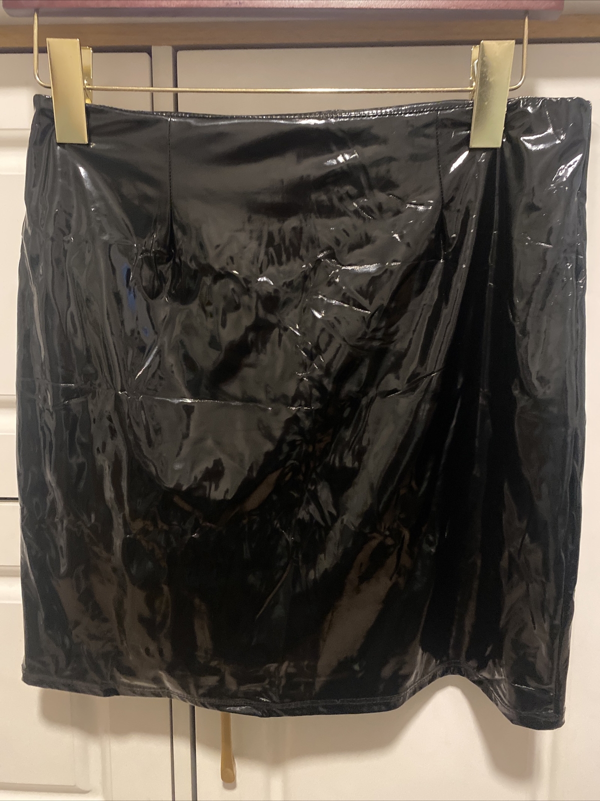 Slim Black Mini Skirt for Women - Size Small-image