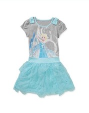 Disney Frozen Girls' Elsa Tutu Dress Extra Small-4/5 